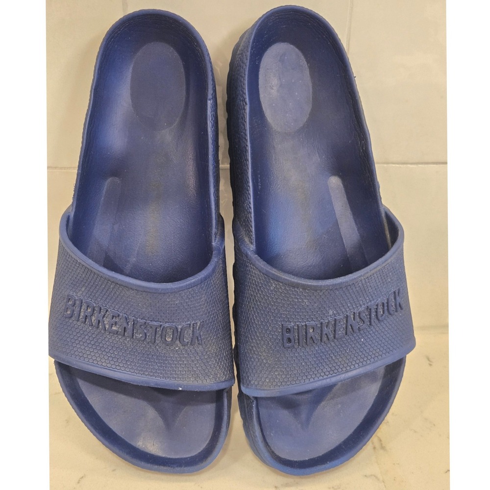 Birkenstock Barbados EVA Navy Blue Slides Sandals Waterproof EU 38 Women‎ 7-7.5